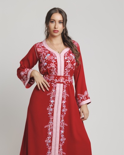 قفطان مغربي كريب